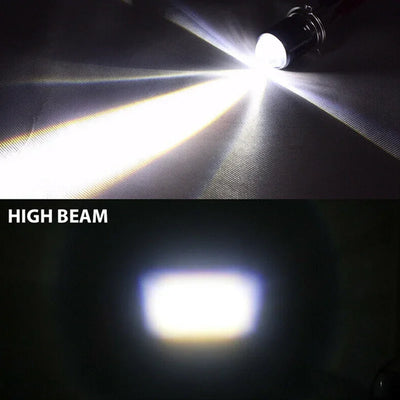 CYT White Yellow Lens Bike LED Headlight Bulb with H4 Fitting For all Bikes & Cars. 40 WATT Yellow & White - Biker.Store - www.biker.store
