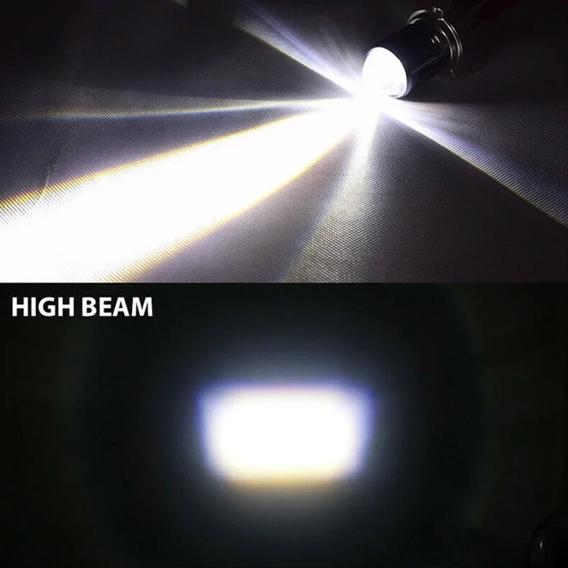 CYT White Yellow Lens Bike LED Headlight Bulb with H4 Fitting For all Bikes & Cars. 40 WATT Yellow & White - Biker.Store - www.biker.store