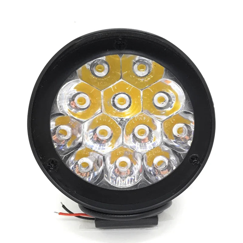 HJG 12 LED Cap Fog Light For Universal For Bike Universal For Car (Set of 2 with Switch) - Biker.Store - www.biker.store