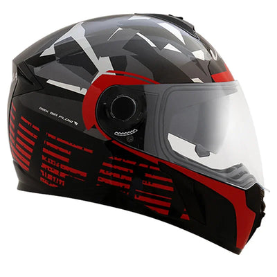 Vega Ryker D/V Camo Black Red Helmet - Biker.Store - www.biker.store