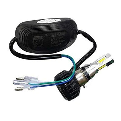 RTD ORIGINAL LED H4 DC Power Headlight Bulb Headlight for Bikes, White LED Headlight with Cooling Fan Head lamp Conversion Kit | Type H4 - Biker.Store - www.biker.store