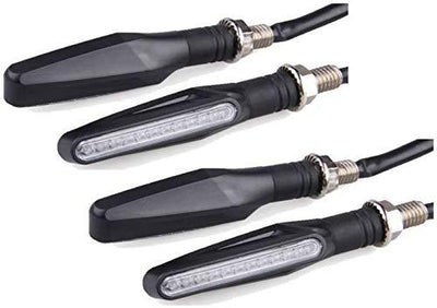 LED KTM Style Indicators for Universal All Bike Models (Amber, Pack of 4) - Biker.Store - www.biker.store