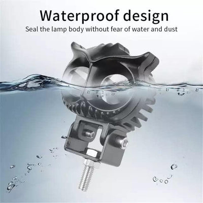 HJG New Model Owl Fog Light For Bike/Car/Thar/Jeep ( Cool White, 40W each * 2 = 80W Total ) - Pack of 2 - Biker.Store - www.biker.store