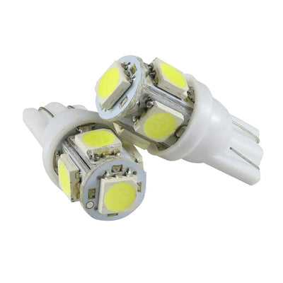 5 LED Parking Bulbs for Car & Bike (Set of 2) - White/Blue/Red/Green - Biker.Store - www.biker.store