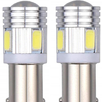 LED Projector Parking Bulbs for Royal Enfield (BA9S Socket) (Set of 2) - White/Blue/Red/Green - Biker.Store - www.biker.store