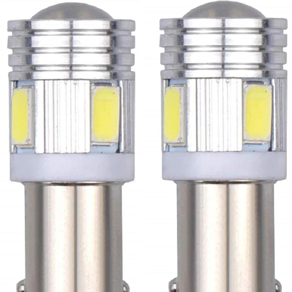 LED Projector Parking Bulbs for Royal Enfield (BA9S Socket) (Set of 2) - White/Blue/Red/Green - Biker.Store - www.biker.store