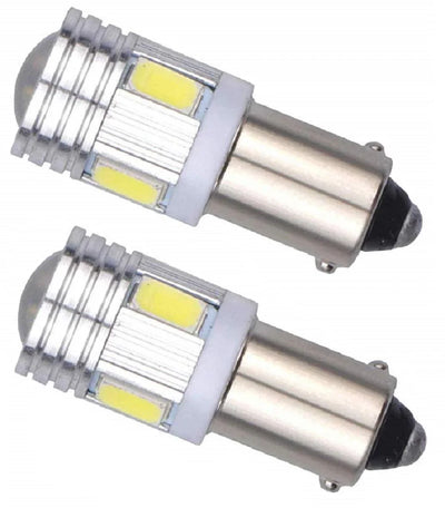 LED Projector Parking Bulbs for Royal Enfield (BA9S Socket) (Set of 2) - White/Blue/Red/Green - Biker.Store - www.biker.store