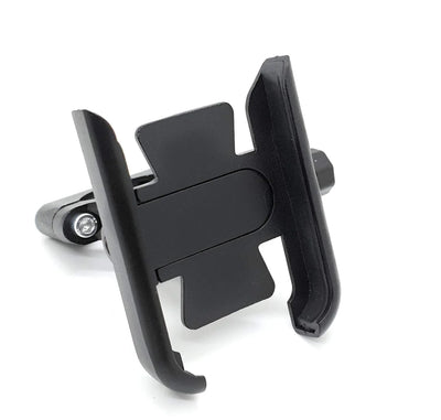 Universal CNC, Motorcycle Handlebar Mount Holder Stand for 3.5-6.2 Inch Mobile, GPS, Action Camera, Anti-Slip Fixed Bracket Shockproof (Without USB) - Biker.Store - www.biker.store