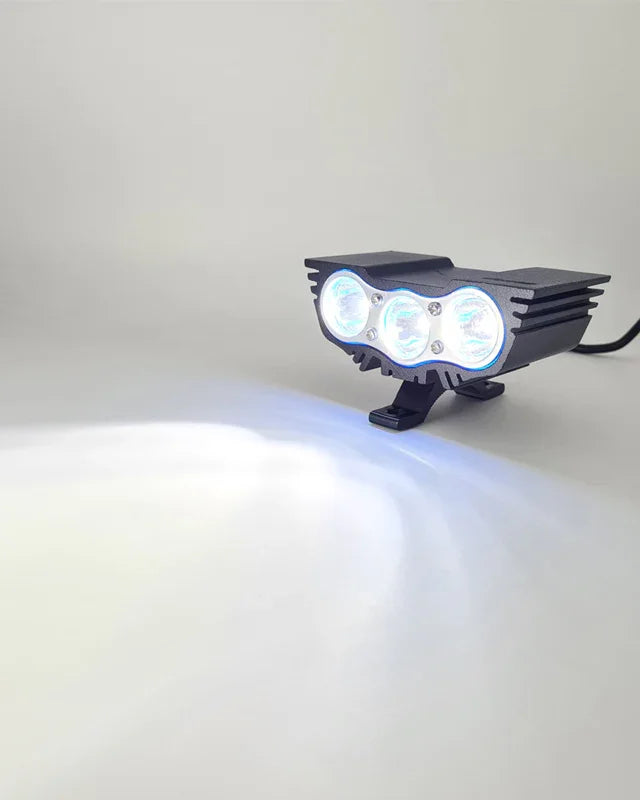 HJG 3 LED Owl Eye Waterproof CREE LED Fog Light with 3 Mode Function High Beam/Low Beam & Flashing for Bike/Motorcycle and Cars (30W, Black, 1 PC) - Biker.Store - www.biker.store