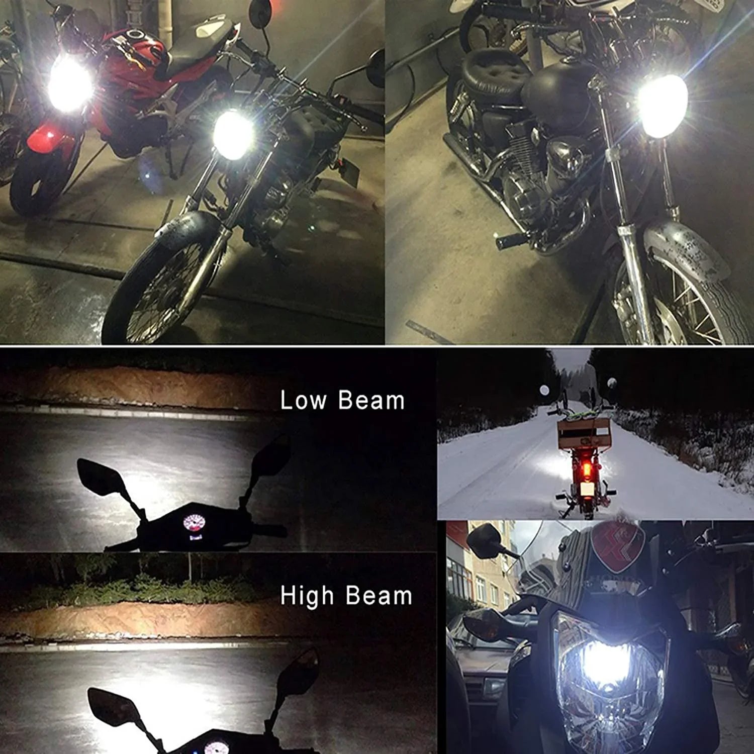SSLG 12 LED Foglight Original Bike Fog Light Universal Fog Lamp Assembly - Set of 2 with Switch (Black) - Biker.Store - www.biker.store