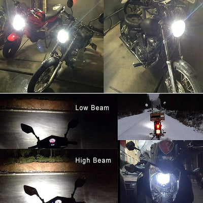 SSLG 12 LED Foglight Original Bike Fog Light Universal Fog Lamp Assembly - Set of 2 with Switch (Black) - Biker.Store - www.biker.store