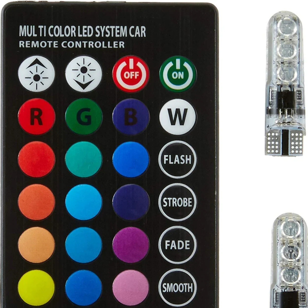 Remote Parking Bulbs for All Cars & Bikes (Pack of 2) - Multicolour - Biker.Store - www.biker.store