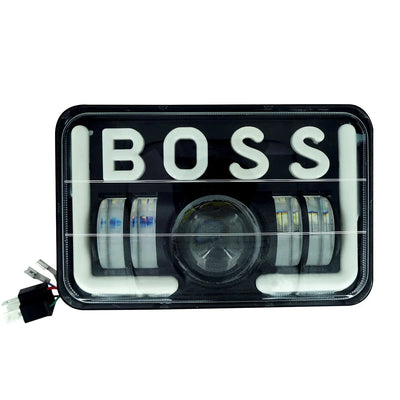 Splendor BOSS DRL LED Projector Headlight Assembly Hi/Low Beam With BOSS DRL For Hero Splendor Plus, Splendor Pro, Splendor - Biker.Store - www.biker.store