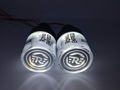 Crystal Indicator Bar End Handle Light for Royal Enfield - Biker.Store - www.biker.store