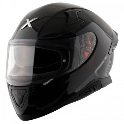 Axor APEX SOLID BLACK Helmet - Biker.Store - www.biker.store