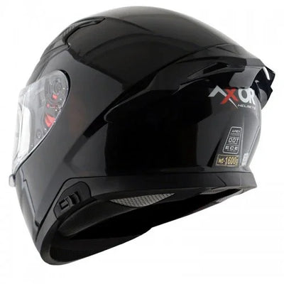 Axor APEX SOLID BLACK Helmet - Biker.Store - www.biker.store