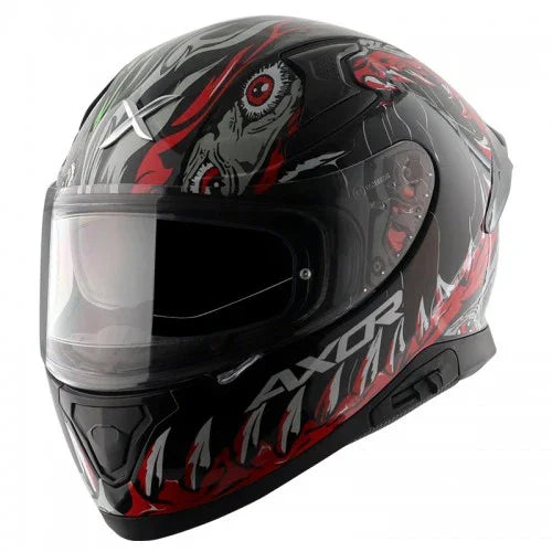 Axor APEX BEAST BLACK GREY Helmet - Biker.Store - www.biker.store