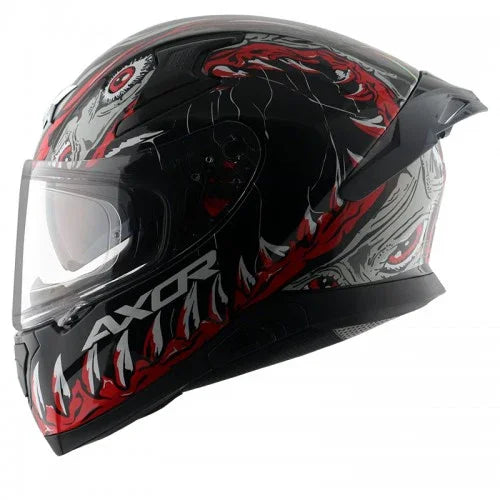 Axor APEX BEAST BLACK GREY Helmet - Biker.Store - www.biker.store