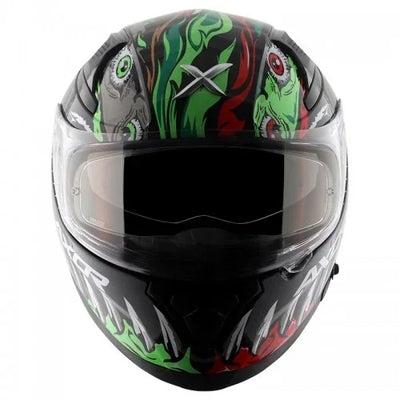 Axor APEX BEAST BLACK GREEN Helmet - Biker.Store - www.biker.store