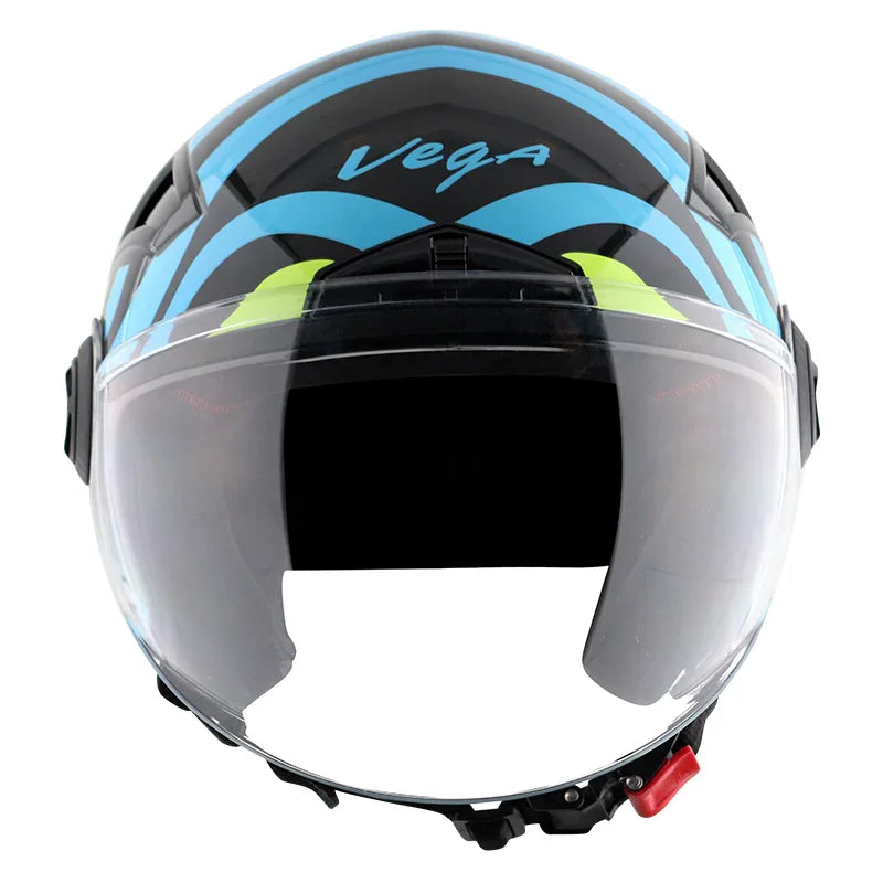 Vega Blaze Dx BZ1 Black Neon Yellow Helmet - Biker.Store - www.biker.store