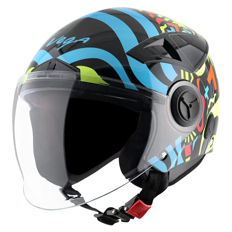buy mt helmets online india MT- Viale SV- Phantom C3 Matt Fluorescent yellow- Open Face Helmet 8089968998 . DM TO