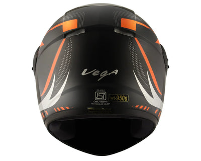 Vega Cliff Styler Black Orange Helmet - Biker.Store - www.biker.store