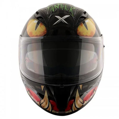 Axor STREET PANTHER BLACK GREY Helmet - Biker.Store - www.biker.store