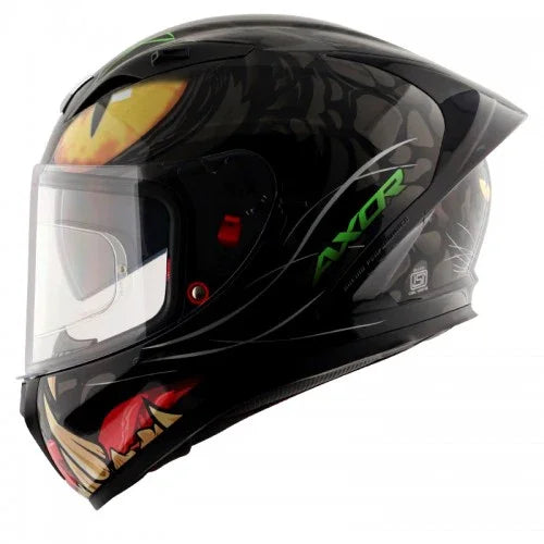 Axor STREET PANTHER BLACK GREY Helmet - Biker.Store - www.biker.store