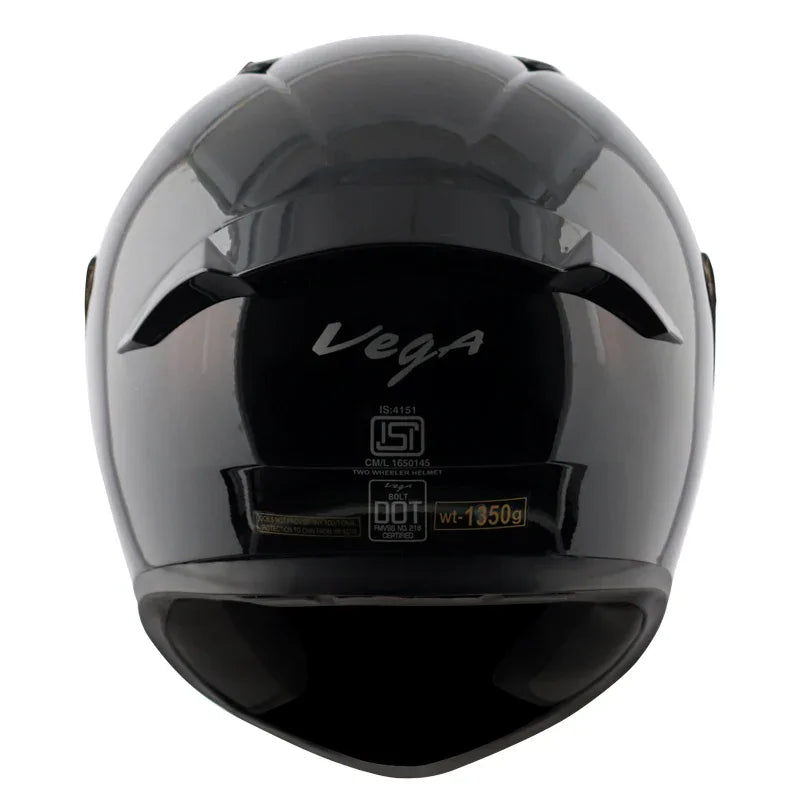Vega Bolt Black Helmet - Biker.Store - www.biker.store