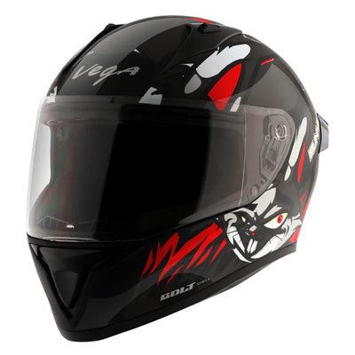 Vega Bolt Bunny Black Red Helmet - Biker.Store - www.biker.store