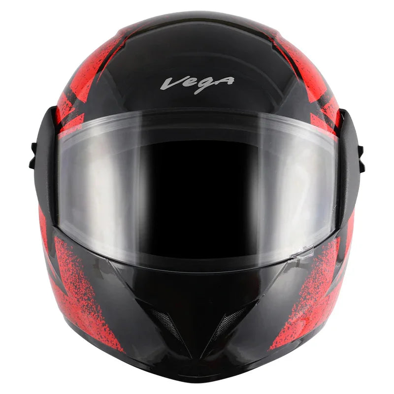 Vega Cliff Adventure Black Red Helmet - Biker.Store - www.biker.store