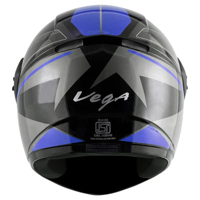 Vega Cliff Pioneer Black Blue Helmet - Biker.Store - www.biker.store