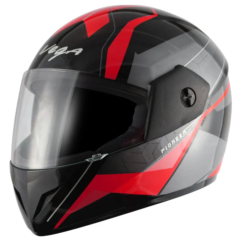 Vega Cliff Pioneer Black Red Helmet - Biker.Store - www.biker.store
