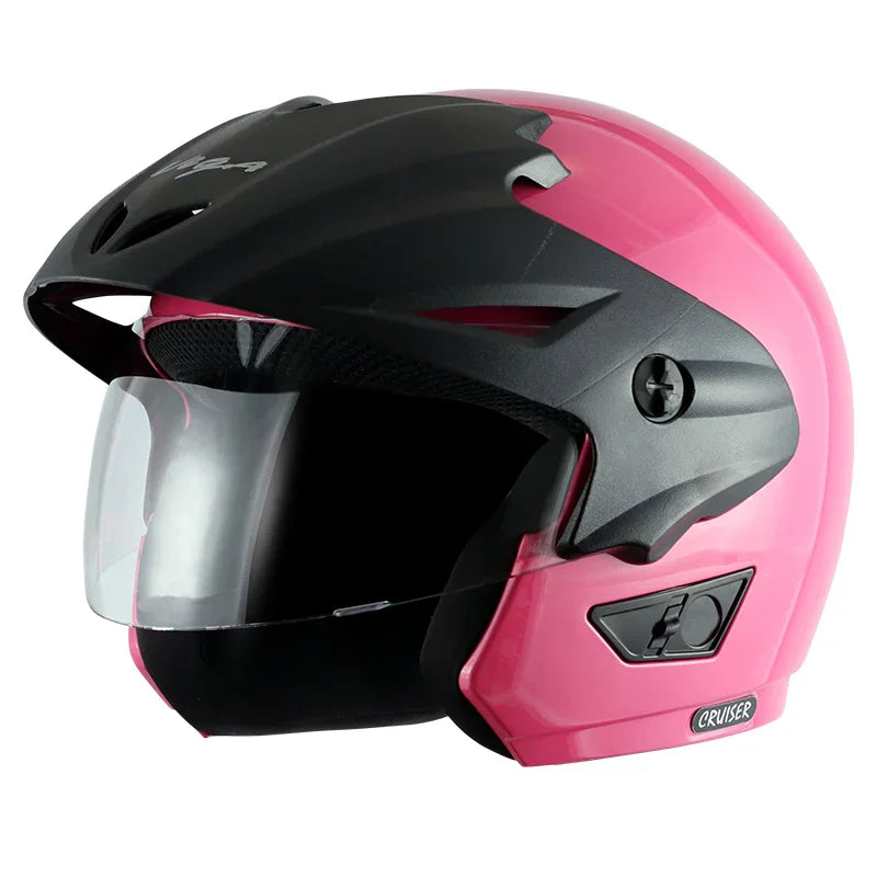 Vega Cruiser W/P Pink Helmet - Biker.Store - www.biker.store