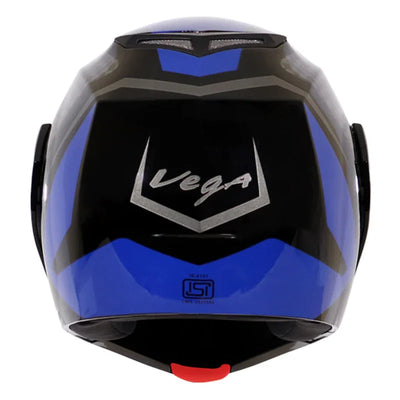 Vega Crux Dx Checks Black Blue Helmet - Biker.Store - www.biker.store