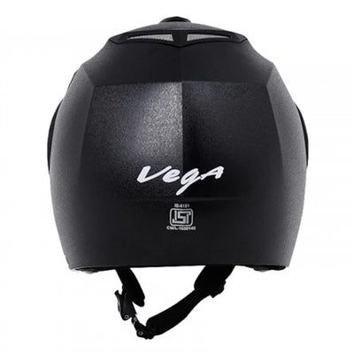 Vega Crux Open Face Black Helmet - Biker.Store - www.biker.store