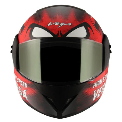 Vega Cliff Devil Black Red Helmet - Biker.Store - www.biker.store