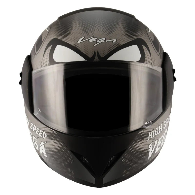 Vega Cliff Devil Black Grey Helmet - Biker.Store - www.biker.store