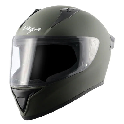 Vega Bolt Dull Battle Green Helmet - Biker.Store - www.biker.store