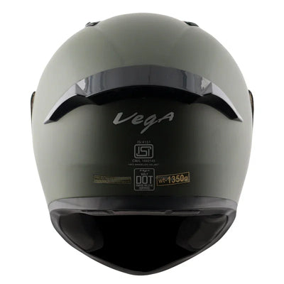 Vega Bolt Dull Battle Green Helmet - Biker.Store - www.biker.store