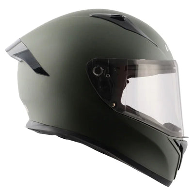 Vega Bolt Dull Battle Green Helmet - Biker.Store - www.biker.store