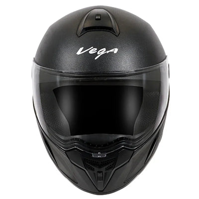 Vega EVO Leather Finish Black Helmet - Biker.Store - www.biker.store