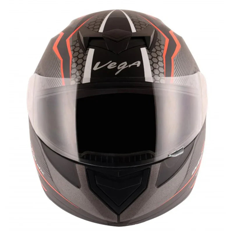 Vega Edge DX Blast Black Orange Helmet - Biker.Store - www.biker.store