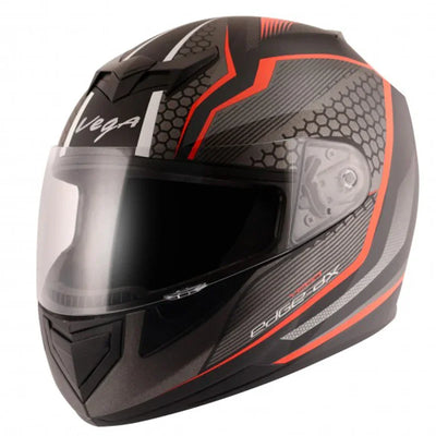 Vega Edge DX Blast Black Orange Helmet - Biker.Store - www.biker.store