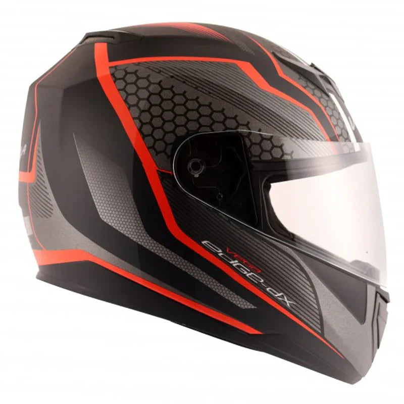 Vega Edge DX Blast Black Orange Helmet - Biker.Store - www.biker.store