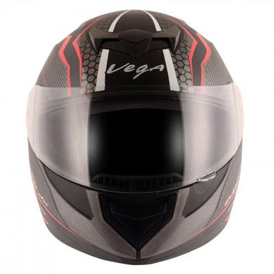 Vega Edge DX Blast Black Red Helmet - Biker.Store - www.biker.store
