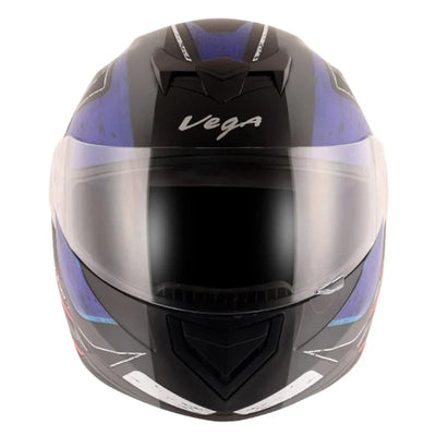 Vega Edge DX Crystal Black Blue Helmet - Biker.Store - www.biker.store