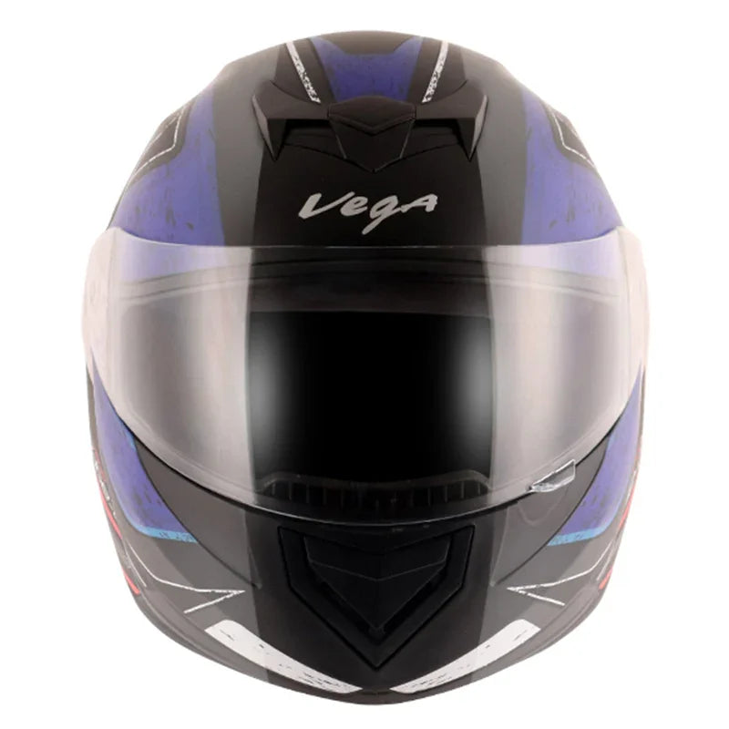 Vega Edge DX Crystal Black Blue Helmet - Biker.Store - www.biker.store