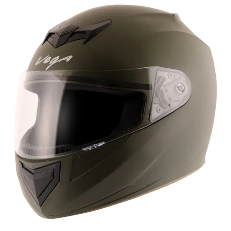 Vega Edge Dx Dull Battle Green Helmet - Biker.Store - www.biker.store