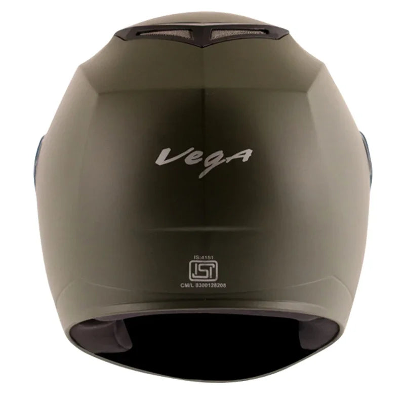 Vega Edge Dx Dull Battle Green Helmet - Biker.Store - www.biker.store